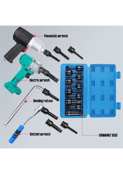8 Adet 1/2 Inç Pnömatik Altıgen Tornavida Kovanı Anahtarlı (Yurt Dışından) indirimleri