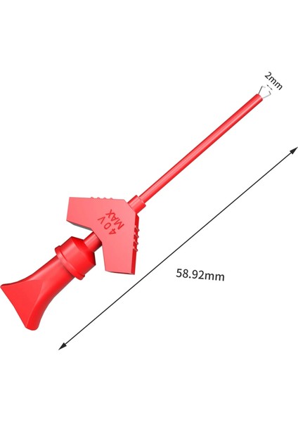 P5003 10 Adet Smd Ic Test Kancası Klipsi Mini Tutucular Jumper Tel Için (Yurt Dışından)