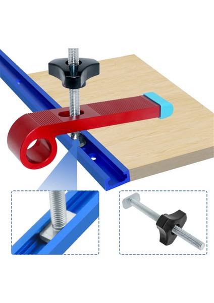 T Ray Cıvataları Topuz Takımı Gönye Ray Kayar Somun T-Kaydırıcı T Yuvası T Cıvatası (Yurt Dışından) fırsatları