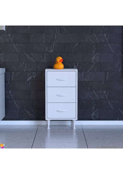 40X75X32,5 Cm’ Lik 3'lü Çekmeceli Dolap Organizatör Mutfak Dolabı Çok Amaçlı Dolap modelleri