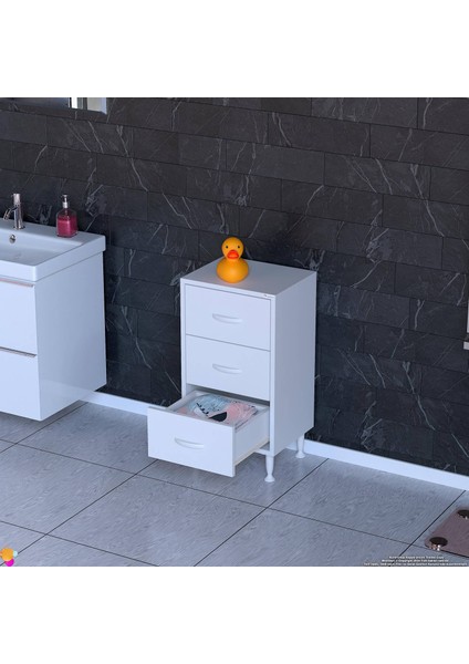 40X75X32,5 Cm’ Lik 3'lü Çekmeceli Dolap Organizatör Mutfak Dolabı Çok Amaçlı Dolap fırsatları