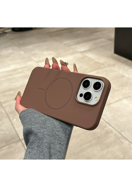 iPhone 16 Promax (6.9inc) Magsafe ile Uyumlu Yumuşak Soft Mükemmel Manyetik Esnek Silikon Kılıf fırsatları