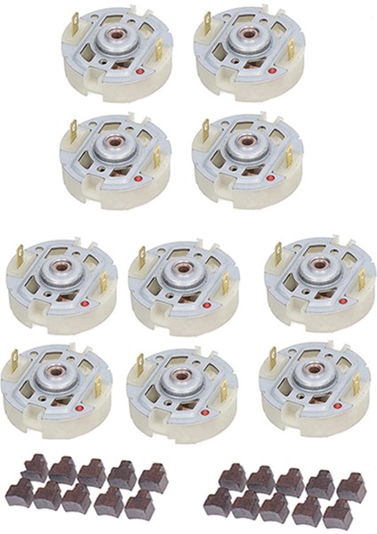 10 Adet RS550 Karbon Motor Fırçası Tutuculu Elektrik Motor Fırçası (Yurt Dışından)