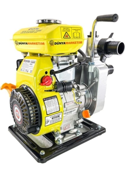 YHQGZ40A 2.5 Hp 4 Zamanlı Benzinli Su Motoru 30 Metre Dik Basar 1.5"