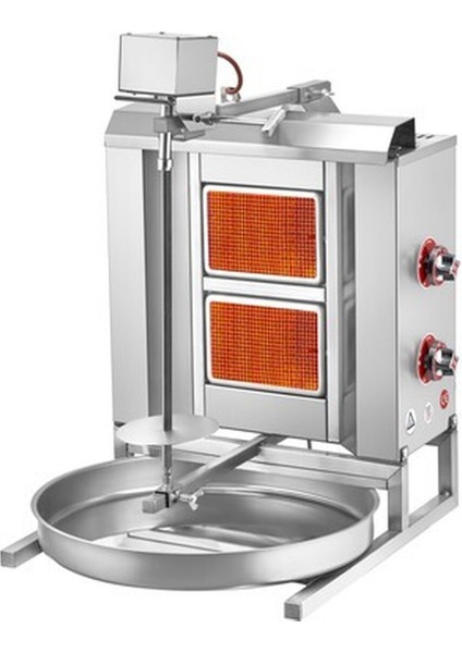 2 Radyan Üstten Motorlu Döner Ocağı