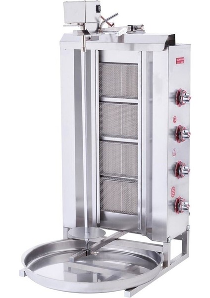 Silverinox Lpg Tüplü 4 Radyanlı Üstten Motorlu Döner Ocağı fiyatları