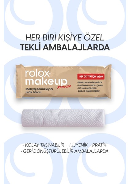 Makeup Remover 50 Paket - Makyaj Temizleyici Islak Havlu modelleri