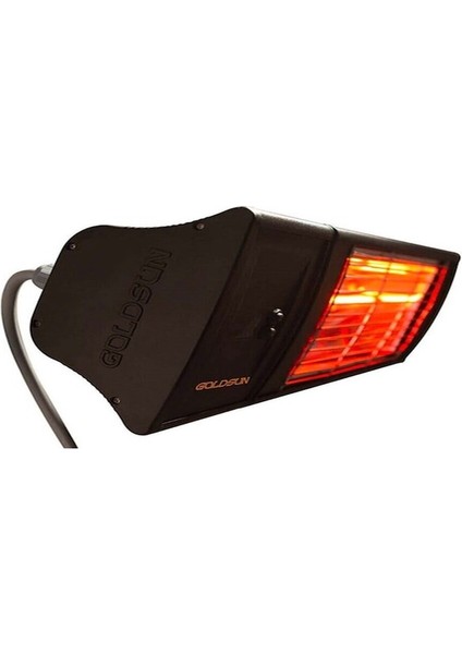 Supra Plus GSS20PLG 2000 W Az Işıklı Infrared Isıtıcı Siyah