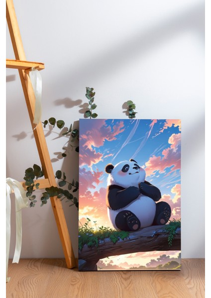 Sevimli Panda Kanvas Tablo