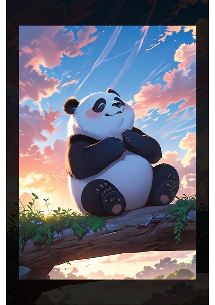Sevimli Panda Kanvas Tablo fiyatları