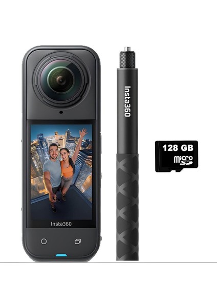X5 Invisible 114CM Selfie Stick Bundle (128GB)