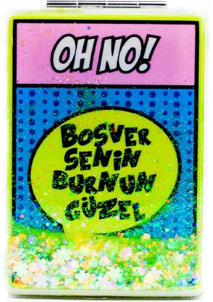 Boşver Senin Burnun Güzel! Cep Çanta Makyaj Aynası - Kompakt Cep Aynası fiyatları