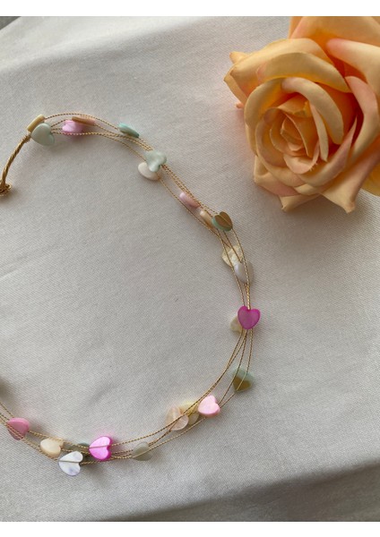 Sedefli Kalpli Kolye modelleri