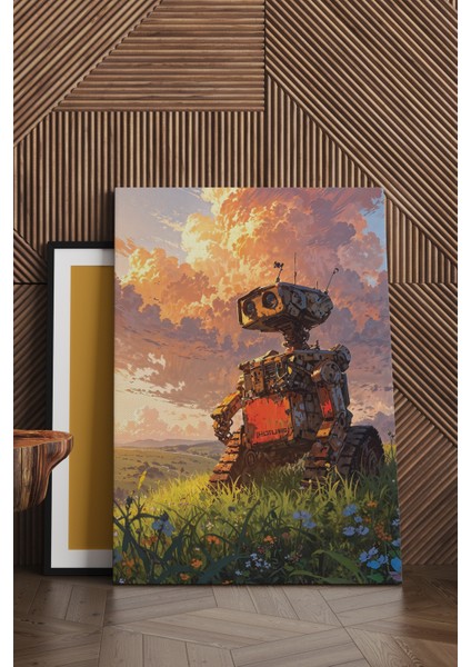 Parçalanmış Wall-E Kanvas Tablo