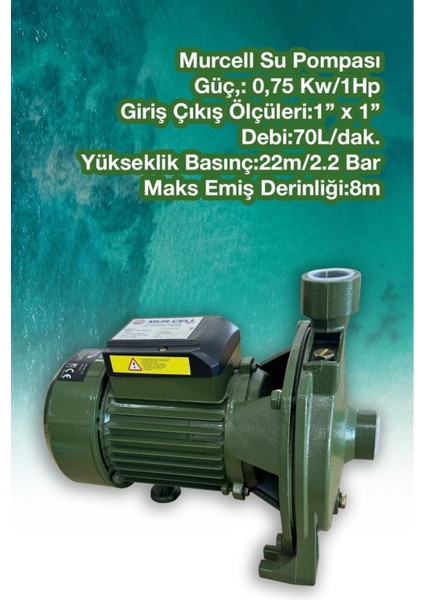 Murcell Kendinden Emişli Pompa CPM158