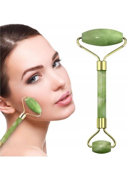 Doğal Taş Masaj Aleti ve Kalp Gua Sha Yüz Bakım Taşı, Haki Renk modelleri