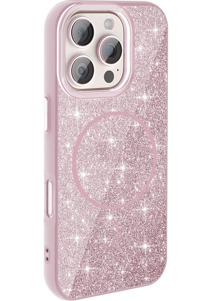 Iphone 14 Telefon Kılıfı Simli Parlak Işıltılı Magsafe Destekli Kılıf modelleri