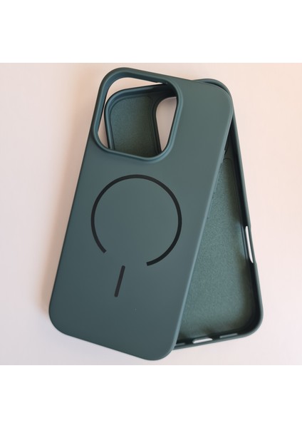 iPhone 16 Promax (6.9inc) Magsafe ile Uyumlu Yumuşak Soft Mükemmel Manyetik Esnek Silikon Kılıf