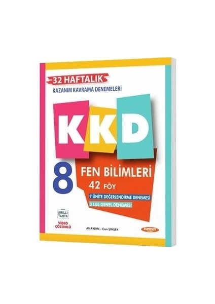 8. Sınıf Fen Bilimleri Haftalık Kazanım Kavrama Denemeleri LGS İçin