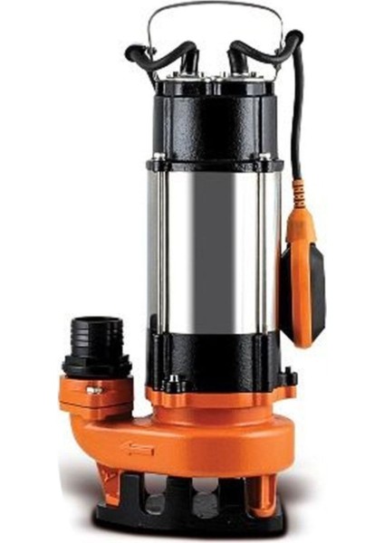 V550F 0.75 Hp 0.45 Kw Foseptik Kirli Su Dalgıç Pompa