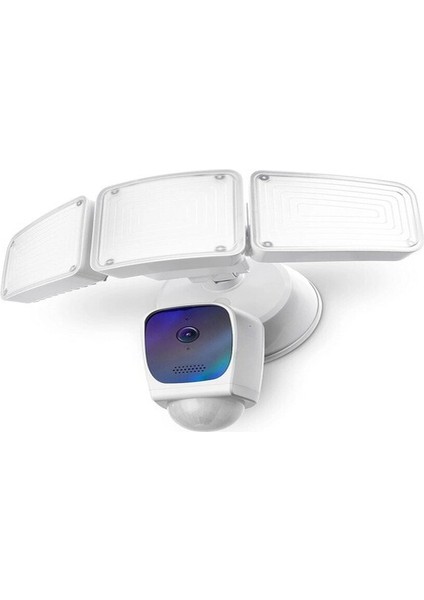 Security Üç Kafalı Projektör Kamerası - Akıllı 2. 4 Ghz 1080P Çok Renkli