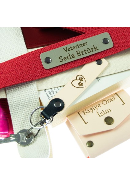 Motor Stiline Uygun, Kişiye Özel Deri 2’li Anahtarlık, Plaka ve Isim Yazılı, Kül Gri-K Turkuaz-Laci