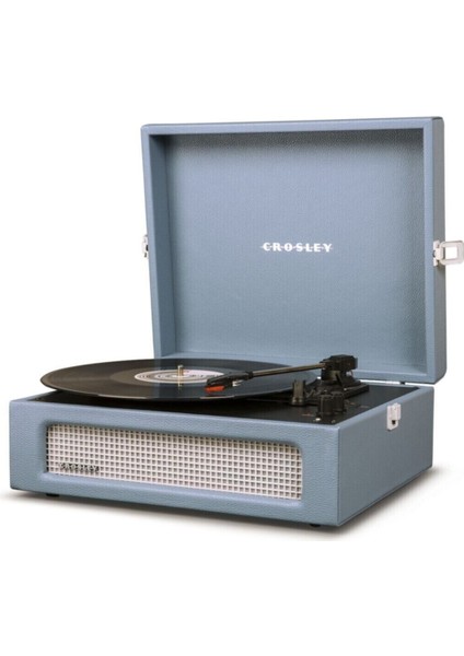Voyager Bluetooth Alıcılı ve Taşınabilir Açık Mavi Vintage Plak Çalar Pikap fiyatları