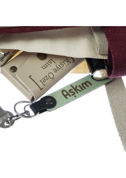 Motor Tutkunlarına Özel, Isim Plaka ve B Rh (+) Kan Grubu Yazılı X2 Anahtarlık, Nar Çiçeği-Pudra-Sk