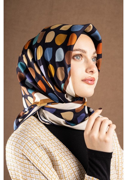 Desenli Flossy Silk Eşarp Koleksiyonu modelleri