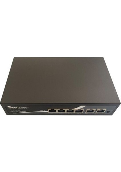 SE- 1004+2FE 4 Port Poe Switch 4 Poe 10/ 100 Mbps 4 Kanal Poe Switch