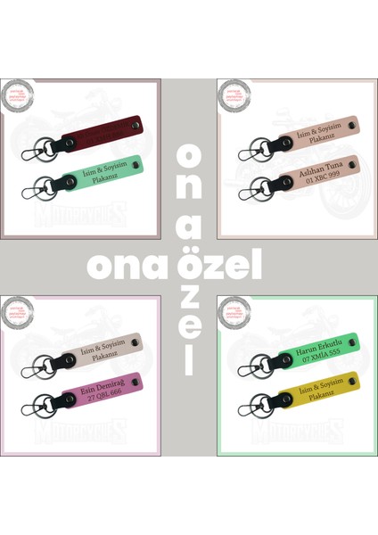 Kişiye Özel Plaka ve Isim Yazılı Ikili Anahtarlık – Tüm Araç Sahiplerine Uygun, Yeşil-S Kahve-Sk fiyatları