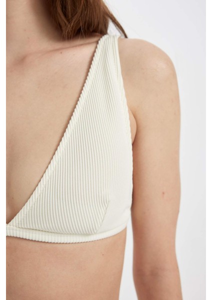 Regular Fit Ribana Basic Düz Bikini Üstü T5224AZ24SM fırsatları