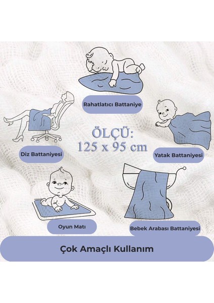 Kişiye Özel Triko Bebek Battaniyesi - %100 Pamuk, Yumuşak, Hediye ve Baby Shower Için Ideal