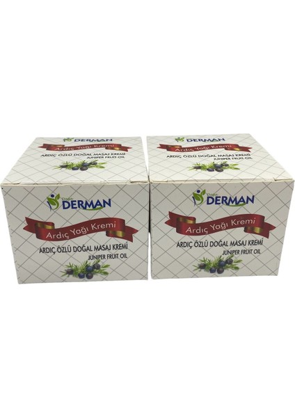 Ardıç Yağı Kremi 2'li Set, Doğal Bakım, Cilt Sağlığına Destek