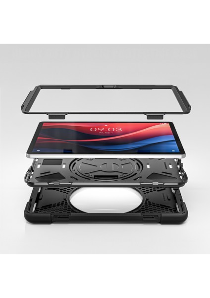 Huawei Matepad Se 11" Inç 2024 Uyumlu Tablet Kılıf Koruyucu Standlı Askılı Defender Zırh Tank Kapak fiyatları