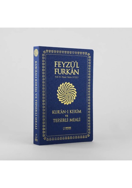 Feyzü'l Furkan Kur'ân-I Kerîm ve Tefsirli Meali (Büyük Boy - Mushaf ve Meal - Ince Cilt) Lacivert fırsatları