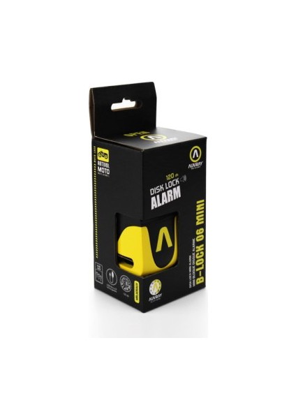 Mını Alarmlı Disk Kilidi 5,5mm (Vespa Uyumlu)