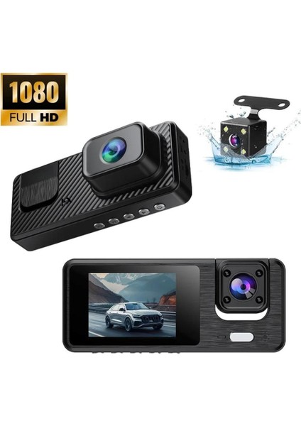 Q301 Wifi Destekli 3 Kameralı Araç Kamerası – Geri Görüş, Mobil Uygulama, Gece Görüşü, 1080P Full Hd Kayıt fiyatları