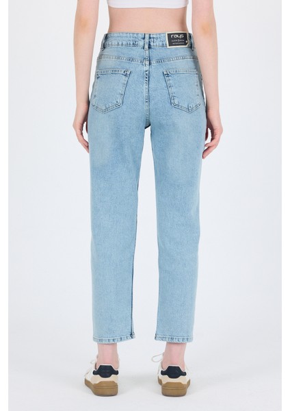 Buzkar Yüksek Bel Mom Fit Jean Pantolon 1050 indirimleri