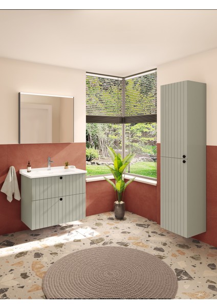 Root Groove 69092 Boy Dolabı, Mat Retro Yeşil, 40 cm fırsatları