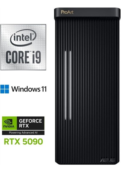 Proart I9-13900KF PD500TE-713700173X-695 16GB 2tb M.2+1tb SSD Rtx 5090 32GB Windows 11 Pro Masaüstü Bilgisayar