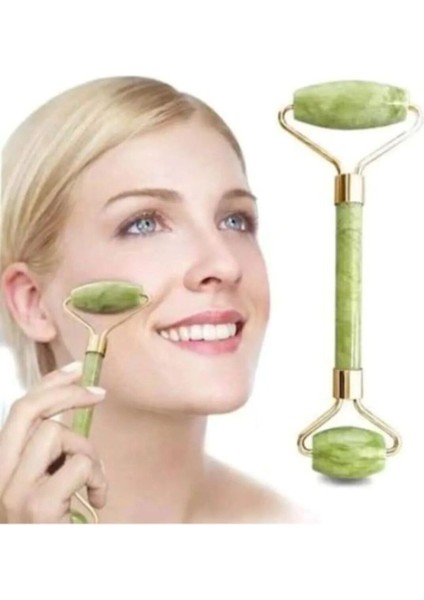 Iki Parçalı Yeşim Taşı Yüz Masaj Aleti, Doğal ve Sağlıklı Cilt Bakımı fırsatları