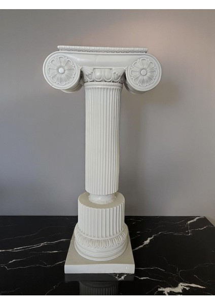 Büyük Boy Sütun Figürü - Antik Dekor (45X15X15)