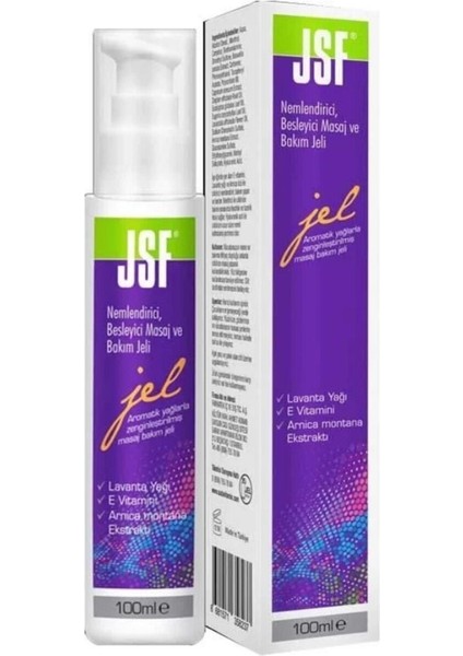 Nemlendirici ve Besleyici Masaj Jeli 100 Ml, Cilt Bakımında Doğal Ferahlık Sağlar