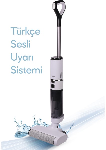 SFC-4106 Islak - Kuru Yer Temizleme Makinesi-Beyaz
