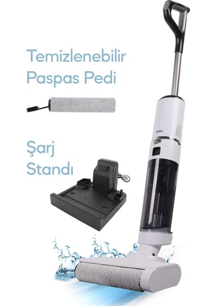SFC-4106 Islak - Kuru Yer Temizleme Makinesi-Beyaz