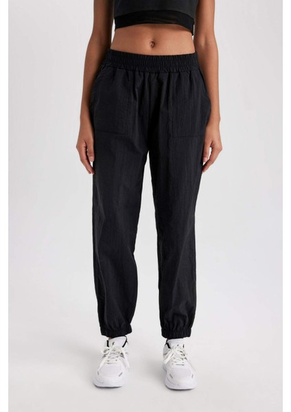 Fit Sporcu Jogger Eşofman Altı Oversize Geniş Kalıp Beli Lastikli Paraşüt B9268AX23WN