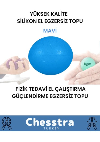 Yüksek Kalite Silikon El Bilek Egzersiz Topu, Fizik Tedavi ve Güçlendirme Için