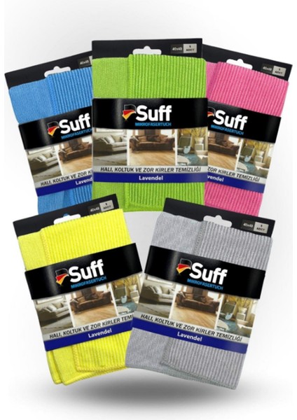 A06 Lavanta Mikrofiber Tırtıklı Detay- Kuaför Bezi 40X40 320GR