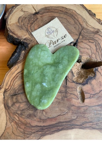 Yeşim Taşı Gua Sha Masaj Taşı, Doğal ve Şifalı Güzellik Aracı
